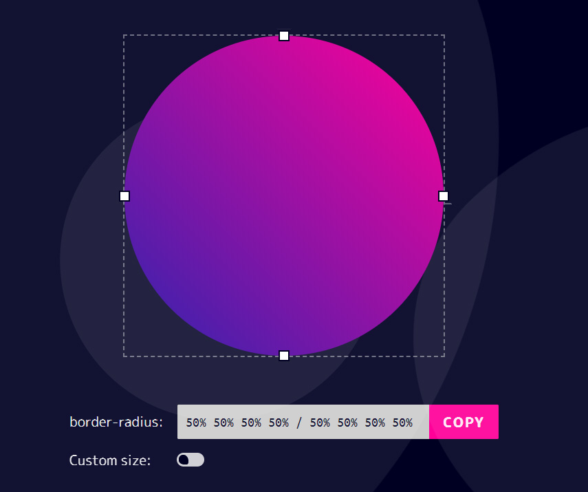CSS3-radius