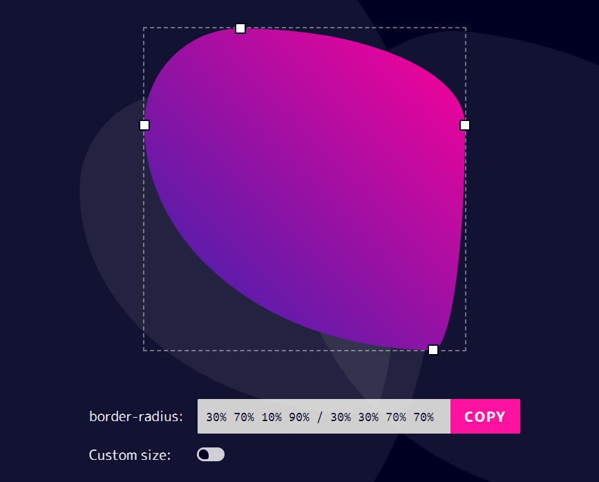CSS3-radius