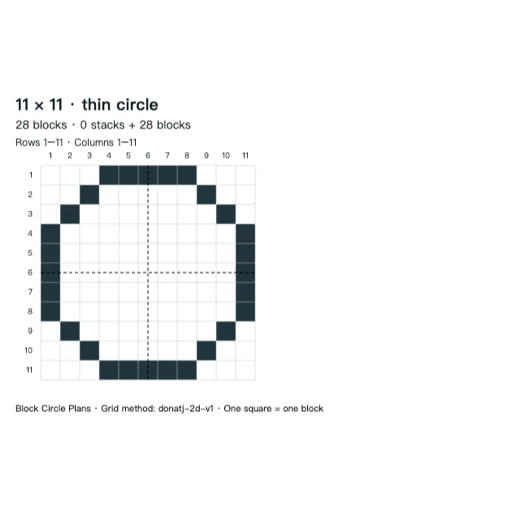 Block Circle Plans Logo
